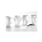 Maxi 4 Pieces Mug Set, White, 380ml - Image 2