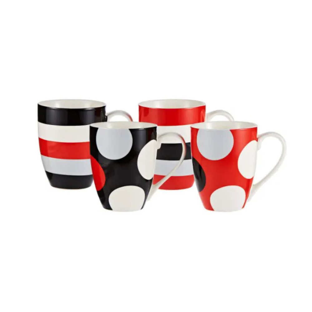 SYMD-34 Coffee Mugs Set Of 4 Pcs 300 ml "Big Time" - Image 1
