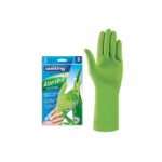 Latex Gloves Small Green Aloe Vera