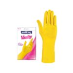 Latex Gloves Med 6-1/2" Yellow