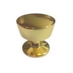 Mushroom Furniture Knob Gold Polished