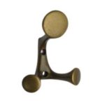 Clothes Hook Triple Head Matt Antique