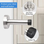Door Stopper With Sound Dampering Rubber Bumper (Wall Mount) - Image 4