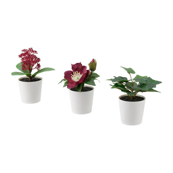 Artifi Potted Plant With Pot Set Of 3 Fejka 6Cm