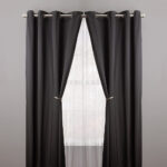 Magnetic Curtain Holdback Black 2 Pcs