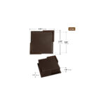 Leather Tea Coasters With Case - Image 5