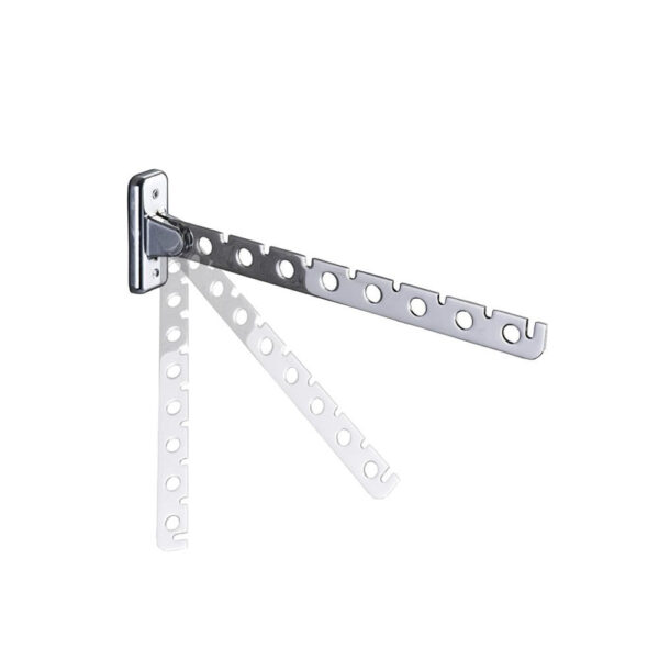 Laundry Hanger With Swing Arm Ss Chrome Polished 12