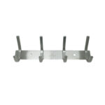 Robe 4 Double Hook 304 Stainless Steel Brush Satin Finish