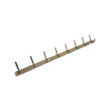 Robe 8 Double Hook Wall Mounted Chrome Finish