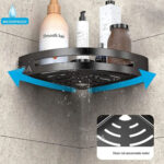 Single Corner Shower Caddy Ss (Matt Black)