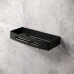Single Rectangle Shower Caddy Ss (Matt Black)