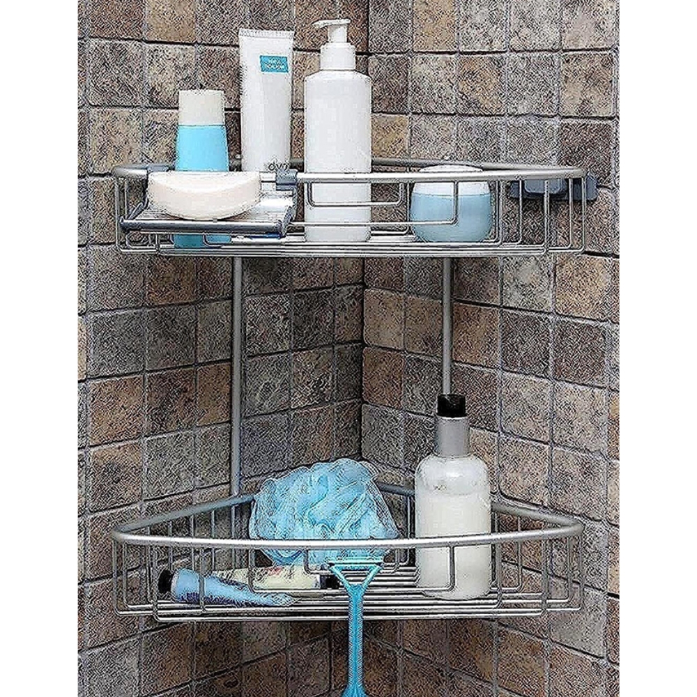 2-Tier Aluminium Bath Shelf