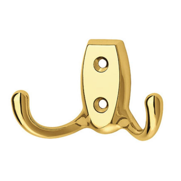Double Wardrobe Clothes Hook Gold