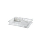 Dish Drainer With Tray White