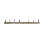Robe 8 Double Hook Wall Mounted Chrome Finish