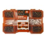 Screws And Plugs Set 206 Pcs