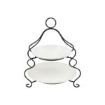 2-Layer Plate Set With Iron Stand - Image 2