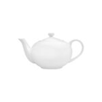 Round Tea Pot White 4 Inch