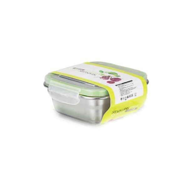 Air-Tight Food Container Square SS 1200ml
