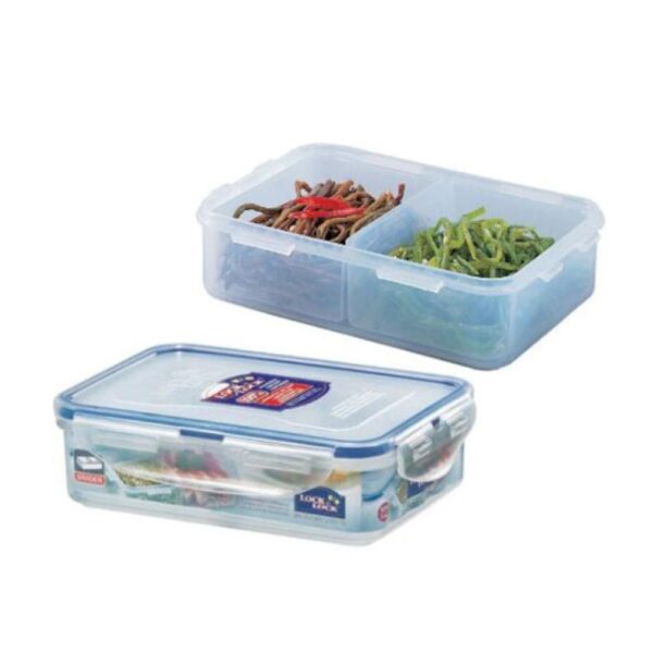Air-Tight Food Container With 2 Sections 500Ml