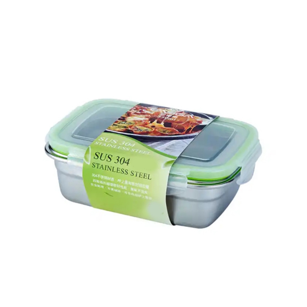Air-Tight Grid Food Container SS 650ml