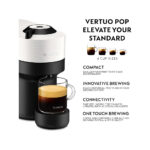 Nespresso Vertuo Pop Automatic Pod Coffee Machine Coconut White - Image 4