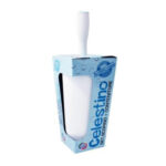 Closed Toilet Brush & holder Set White