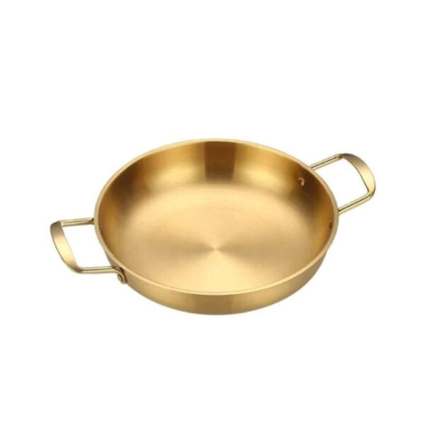 Stainless Steel Matt-Gold China Wok 26 cm