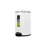 Dome Pedal Bin "Maggey" White 12L