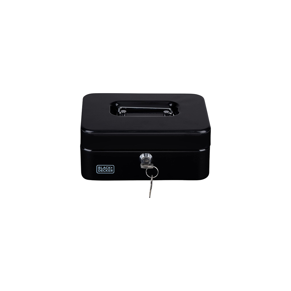 EDC-356 (1) Money Box with Coin Tray and Lock Metal "Black And Decker" - Image 1