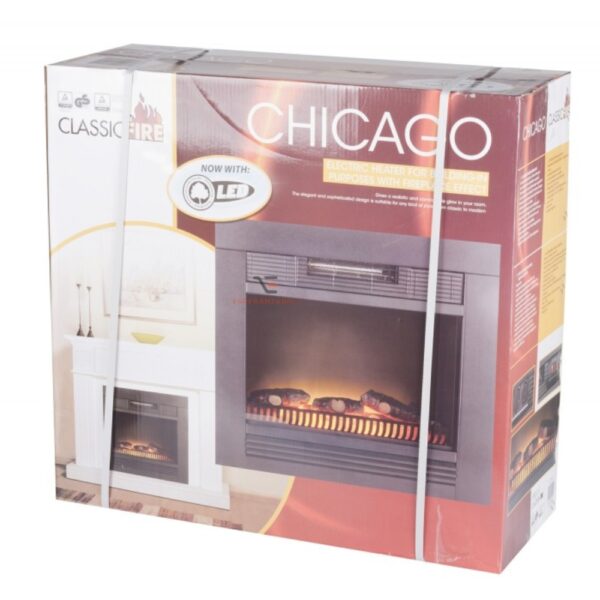 Electric Fireplace Chicago 1800W (2)