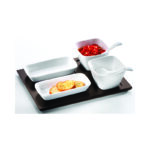 Serving Platter Set Of 7Pcs With Wooden Tray Pablo - Image 2