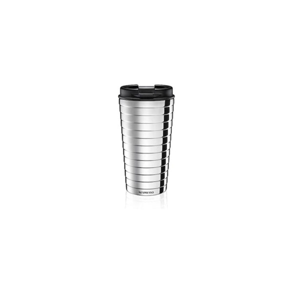 Nespresso Touch Stainless Steel Travel Mug, Silver, 345 ml