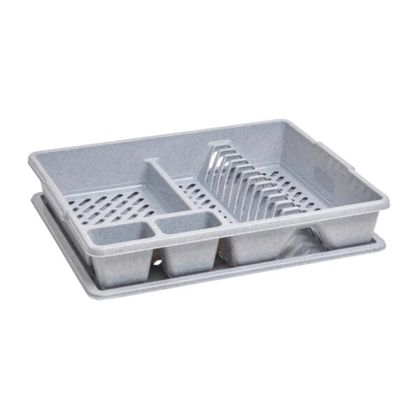 Dish Drainer With Tray Luna Gray