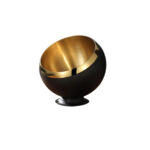 Multifunctional ss Ball Bowl 18cm Tone Black/Gold