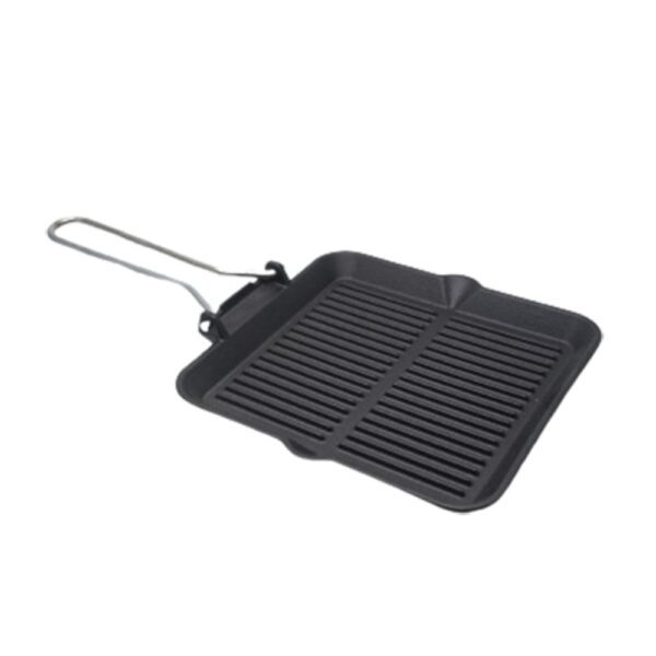 SQ.BAKING GRILL 24CM CAST IRON