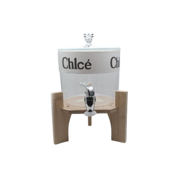 Glass Juice Dispenser With Faucet 2600ml
