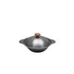 POT W/LID 21CM SILVER