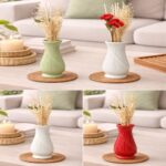Flower Reed Diffuser Essence Home Fragrance Spiral Ceramic - Image 2
