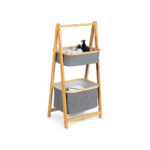 2-Tier Hamper Grey