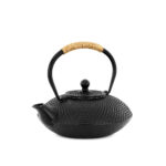 Iron Tea Kettle with Dotted Texture & SS Infuser Black - 750ml - Image 2