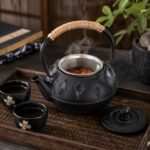 Iron Tea Kettle with Stainless Steel Infuser Black – 750ml - Image 4
