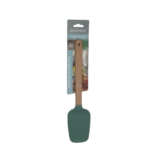 SPATULA WOOD HANDLE GREEN