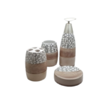 CERMAIC BATH SET 4PCS BEIGE
