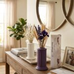 Flower Reed Diffuser Essence Home Fragrance Ribbed Ceramic - Image 2
