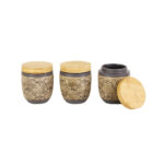 JAR SET 3PCS GREY