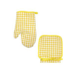 Kitchen Glove With Pot Holder 2Pcs