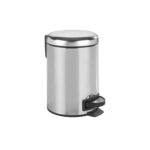 Leman Stainless steel Pedal Bin Silver Shine 3L