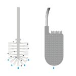 Duo Flex Lite Toilet Brush (Grey) - Image 5