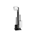 Free-Standing Toilet Set Matt Black "Rivalta" - Image 3